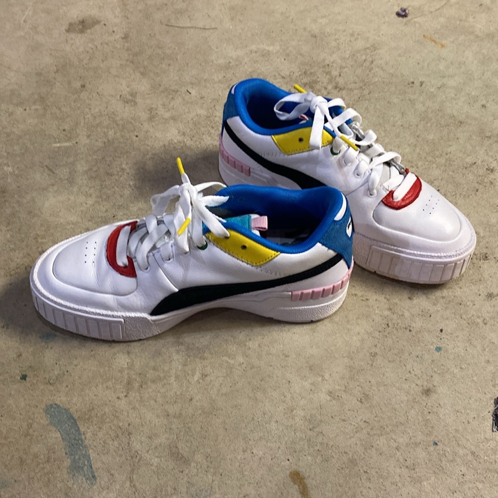 Puma White/muticolor Sneakers. - Picture 6 of 10
